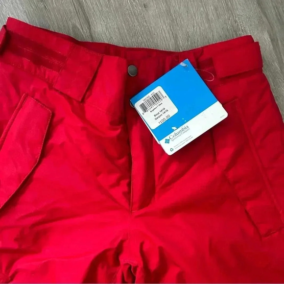 NWT Boys Columbia Red Omni Heat Bugaboo Snow Pants Adjustable Waist Size 14/16 - Picture 3 of 4